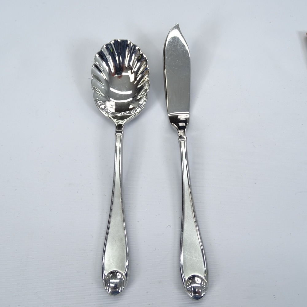 Oneida SATIN GARNET 2 pc Hostess Set 18/10 Stainless Serving Flatware